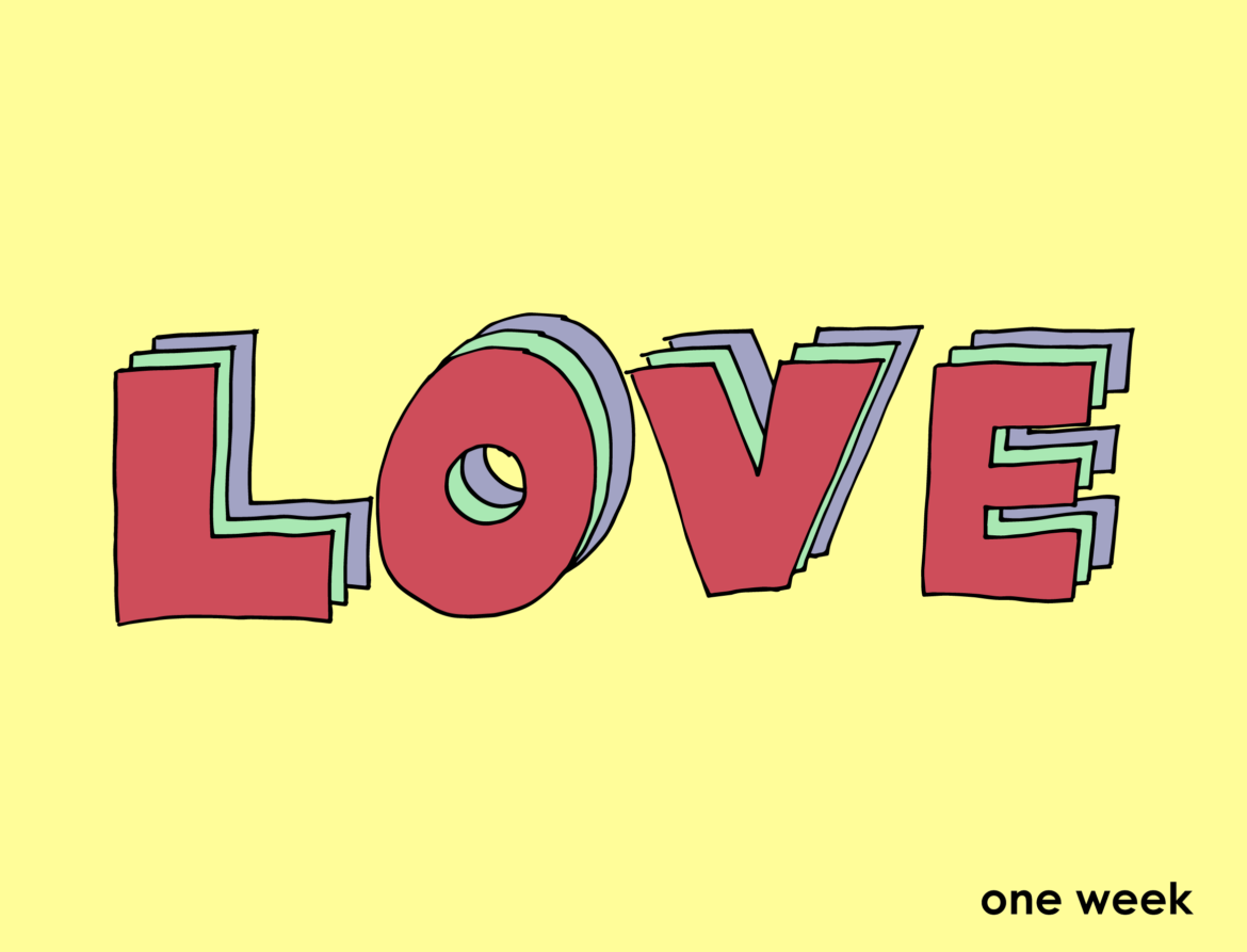 ONE WEEK_LOVE_Valentinstag Valentinstag? Och nö.