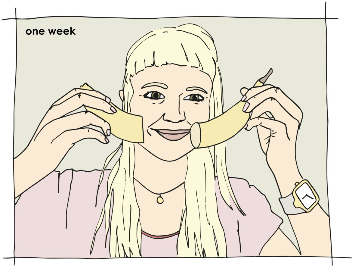 one week – blog – illustration – foodsharing Illustration ONE WEEK - Challenge Foodsharing